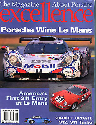 excellence Magazine Porsche October 1998 LeMans EX 021816jhe