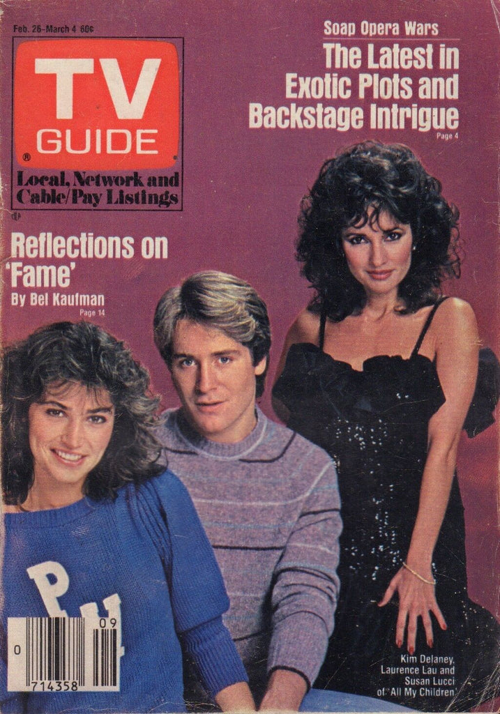 TV Guide Magazine Feb. 26-March 4 1983 Susan Lucci Kim Delaney 090917nonjhe