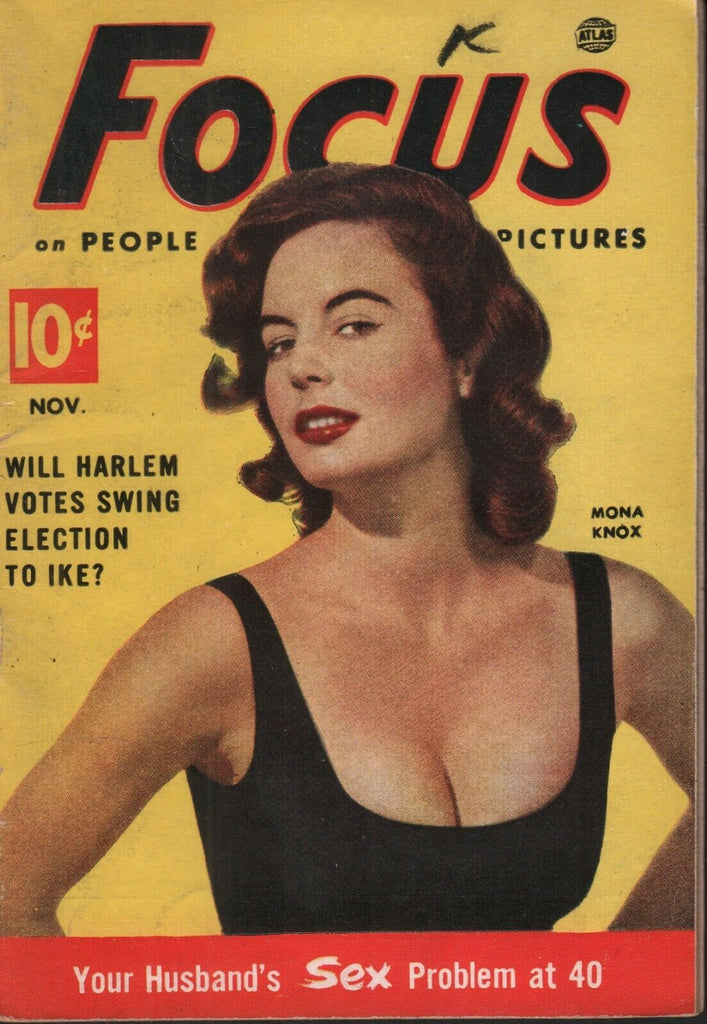 Focus Digest November 1952 Mona Knox Cheesecake Pin Up 070819AME