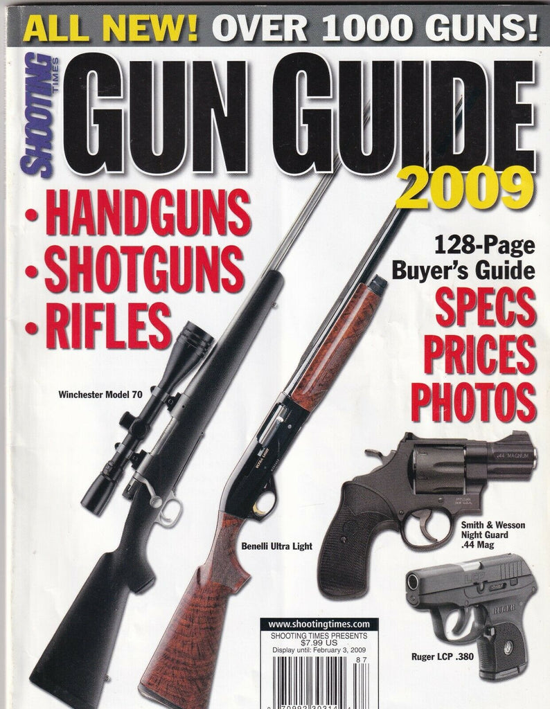 Shooting Times Gun Guide Mag Over 1000 Guns 2009 102219nonr