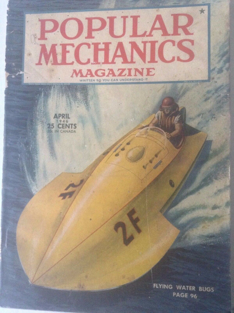 Popular Mechanics Magazine Flying Water Bugs April 1946 090217nonrh