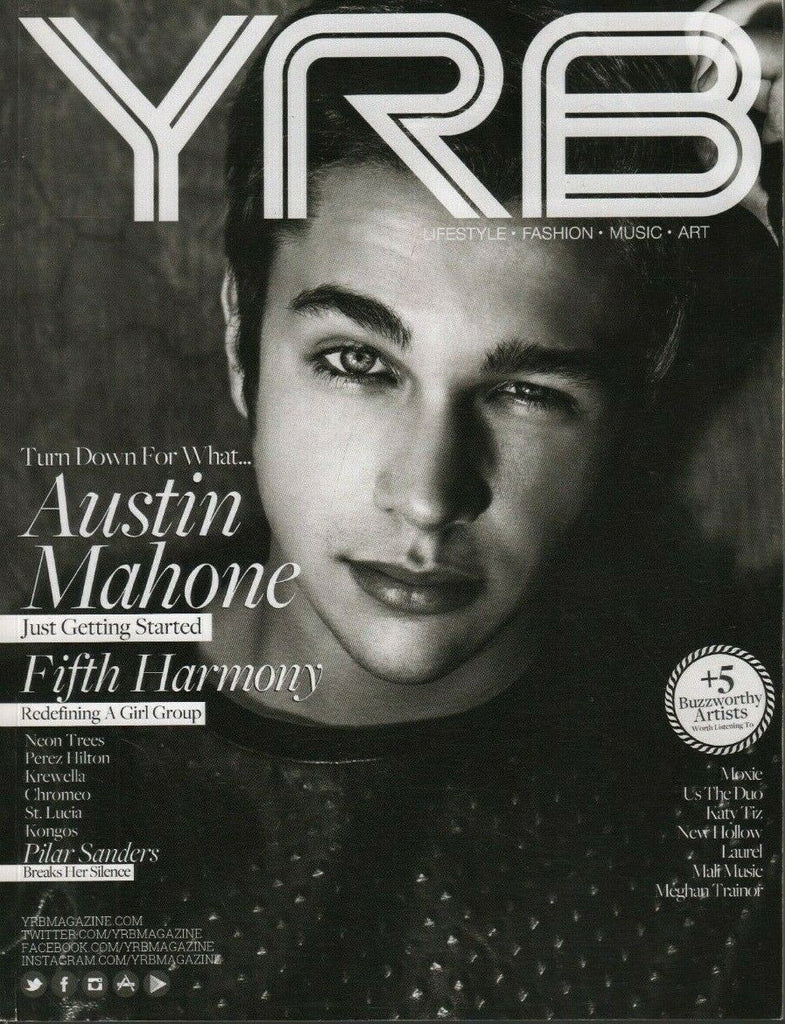YRB Magazine 2014 Austin Mahone Moxie Meghan Trainor 071519DBE