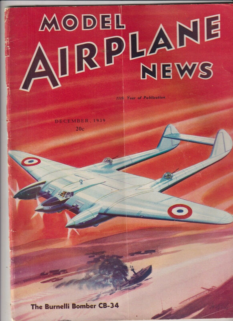 Model Airplane News Mag The Burnelli Bomber CB-34 December 1939 121119nonr