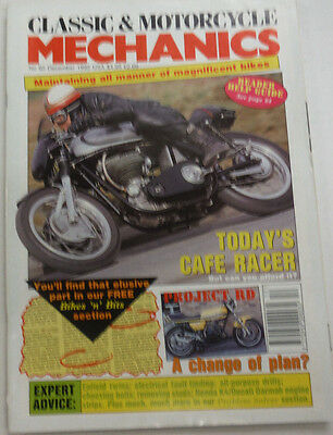 Motorcycle Mechanics Magazine Project RD & Enfield Twins December 1992 012915R2