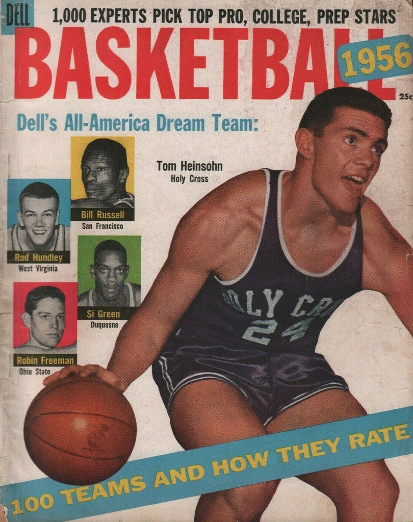 Dell Basketball 1956 Tom Heinsohn Rod Hundley Si Green 050719DBE2