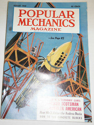 Popular Mechanics Magazine Studebaker Scotsman August 1958 091314R