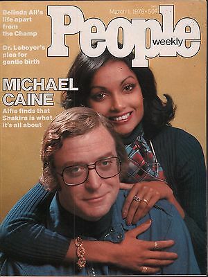People Weekly March 1 1976 Michael Caine, Belinda Ali VG 012916DBE