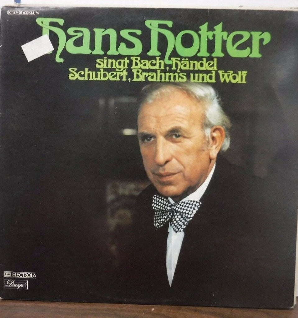 Hans Hotter two-record set 33RPM #147-01 634 M 012817LLE