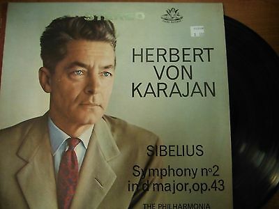 33 RPM Vinyl Herbert Von Karajan Sibelius Angel Records S35891 Stereo 030515SM