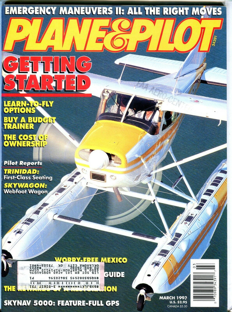 Plane & Pilot Magazine March 1993 Trinidad EX w/ML FAA Library 101916jhe