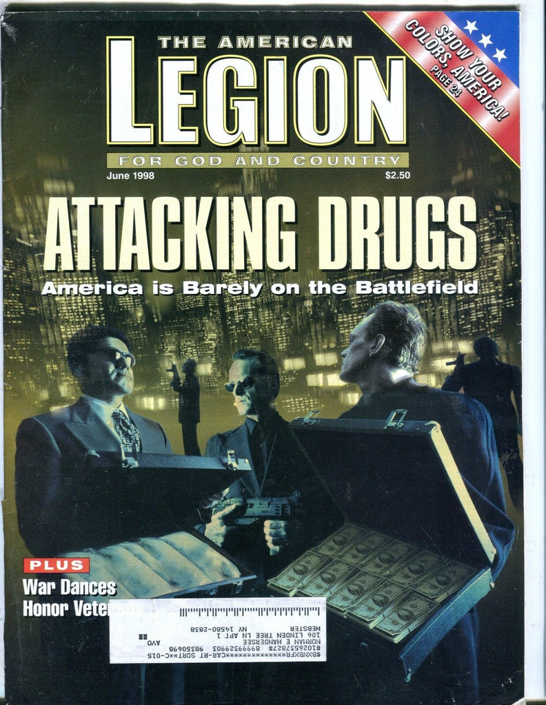 The American Legion Magazine June 1988 Drugs EX w/ML 050317nonjhe