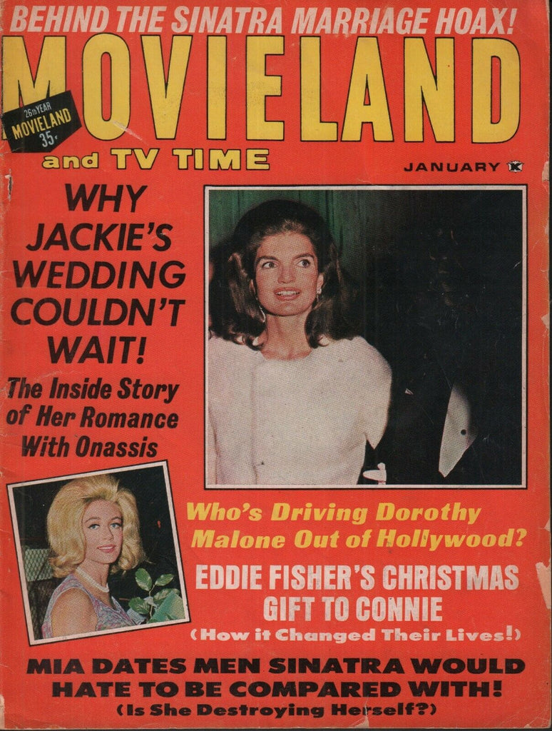 Movie TV Stories January 1969 Jackie Kennedy Eddie Fisher 062019AME2