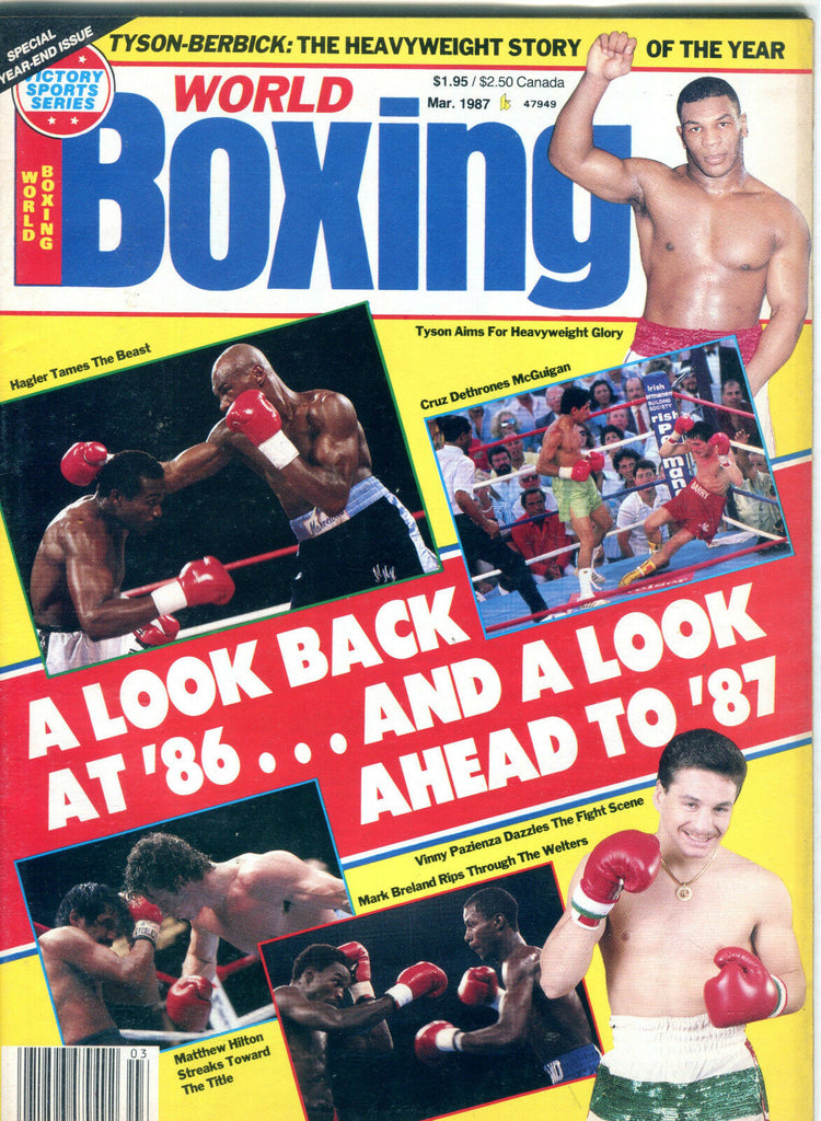 World Boxing Magazine March 1987 Mike Tyson EX 060716jhe
