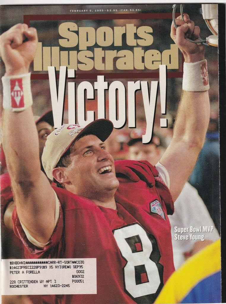 Sports Illustrated Super Bowl MVP Steve Young February 6, 1995 091719nonr