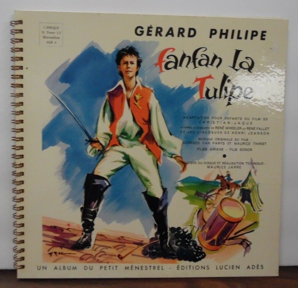 Gerard Philipe Fanfan La Tulipe hardcover booklet & vinyl 032018LLE