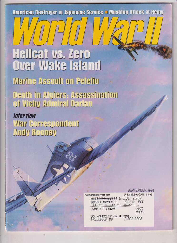 World War II Mag Hellcat Vs Zero Over Wake Island September 1998 011320nonr