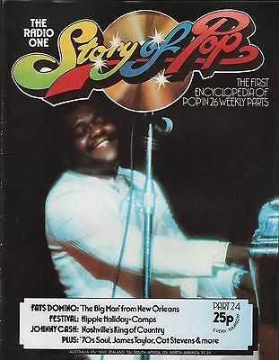 Story of Pop Part 24 1974 Fats Domino, Johnny Cash EX 111915DBE