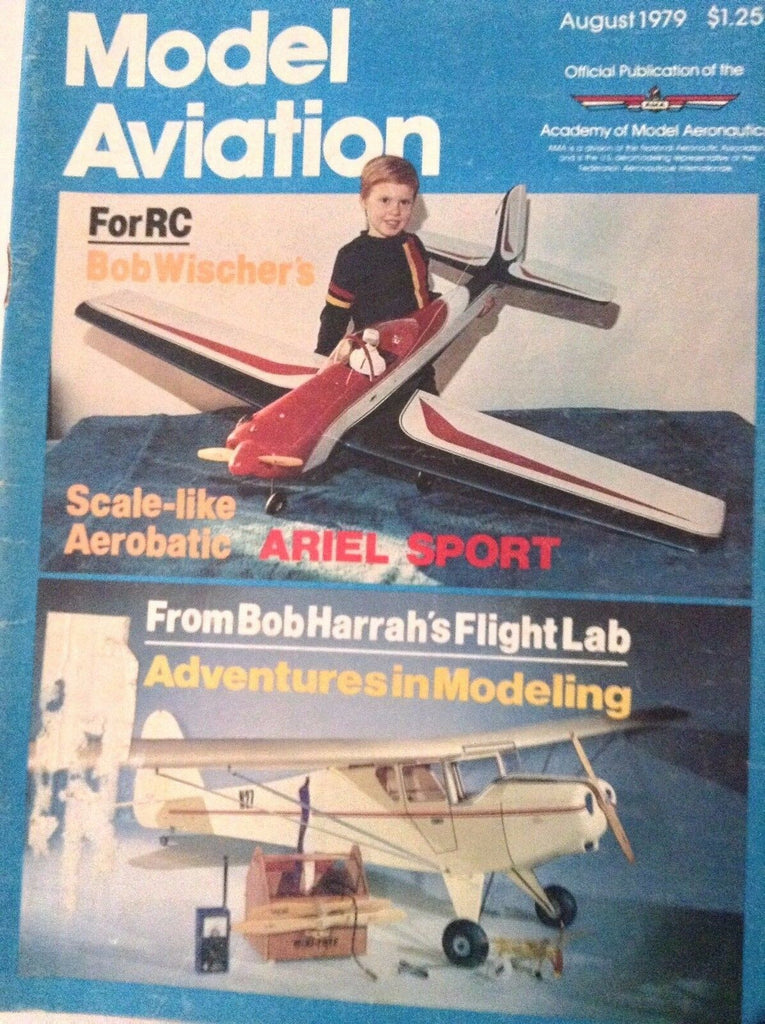 Model Aviation Magazine Bob Wischer & Ariel Sport August 1979 082817nonrh