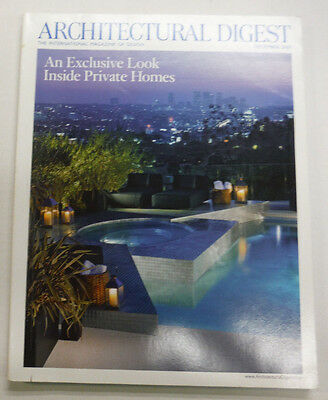 Architectural Digest Magazine Inside Private Homes December 2007 063015R2