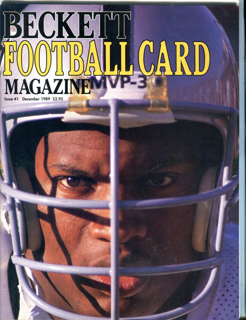 Beckett Football Card Magazine December 1989 Bo Jackson EX 060117nonjhe