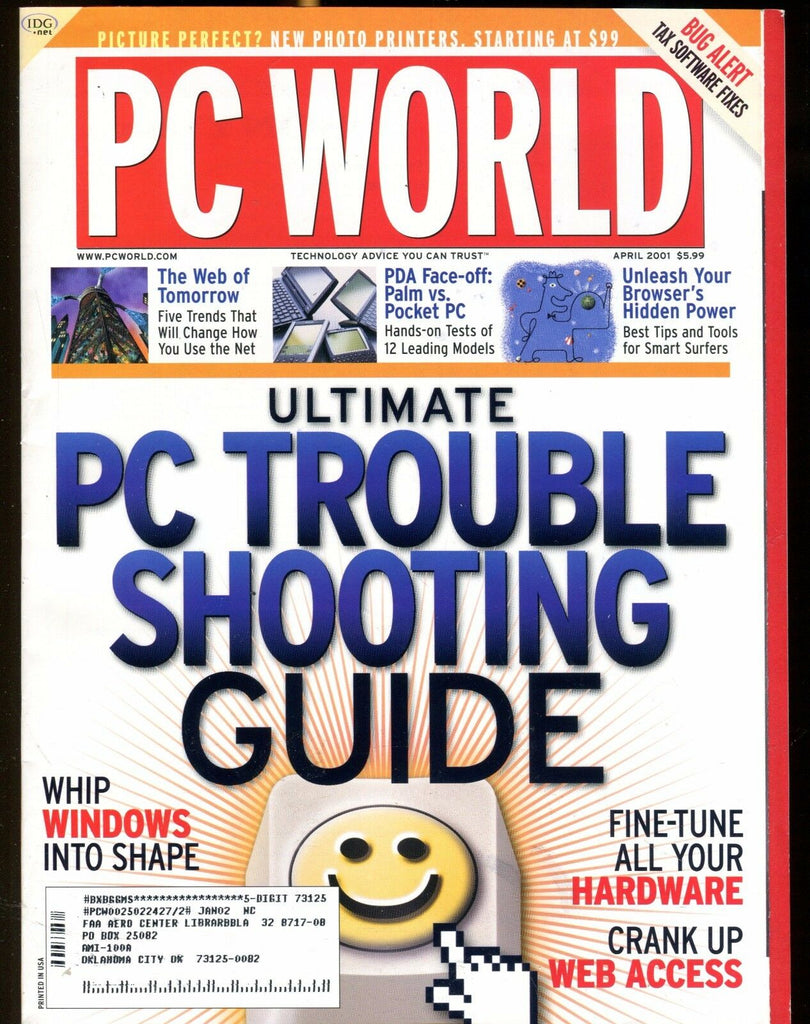 PC World Magazine April 2001 Throubleshooting FAA EX w/ML 022417nonjhe