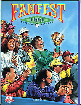Fanfest 1991 Souvenir Program All-Star Premier Edition EX 080116jhe