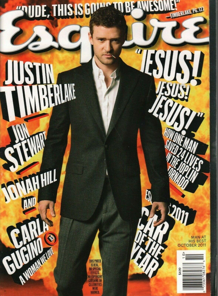 Esquire Magazine October 2011 Justin Timberlake Jon Stewart 031320AME