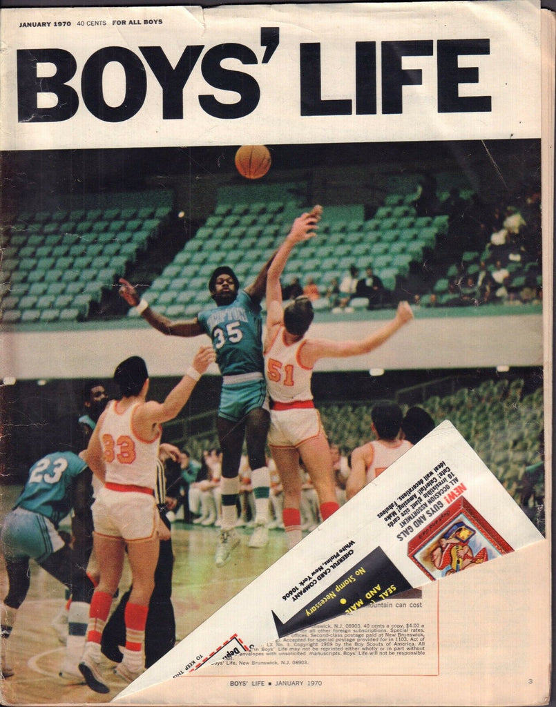 Boy's Life January 1970 Basketball w/ML 011617DBE2