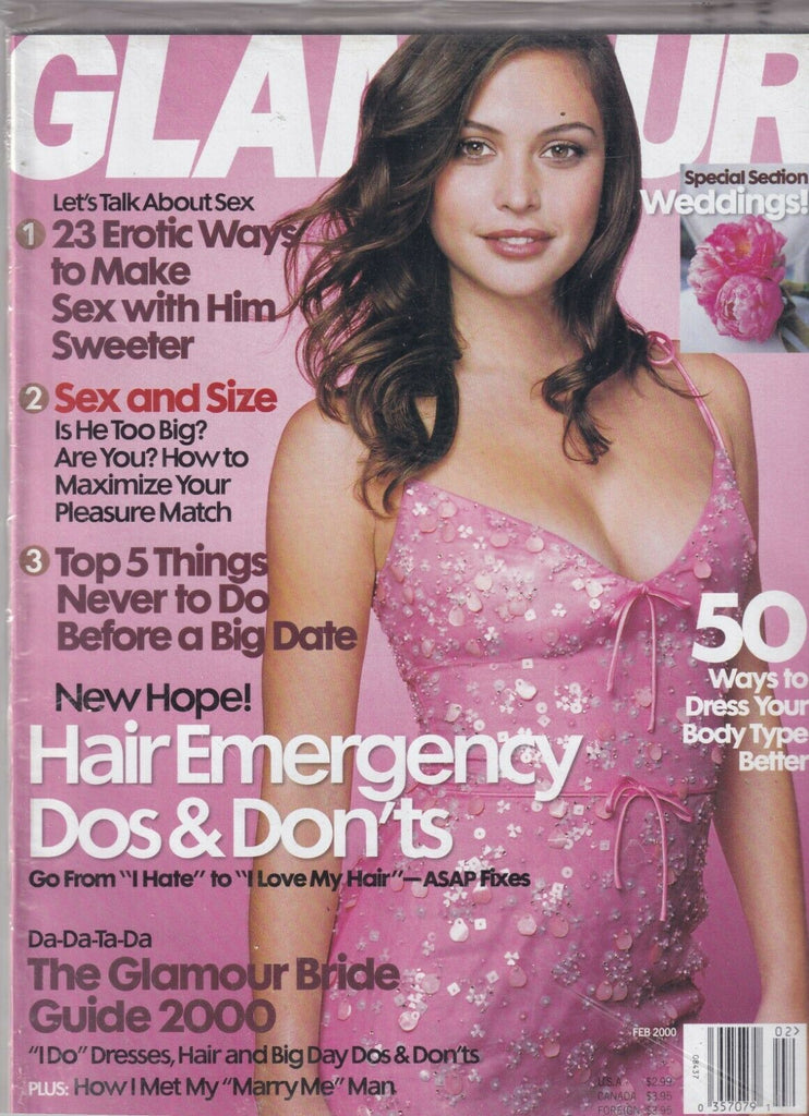 Glamour Mag Hair Emergency Dos & Don'ts February 2000 SEALED 101819nonr