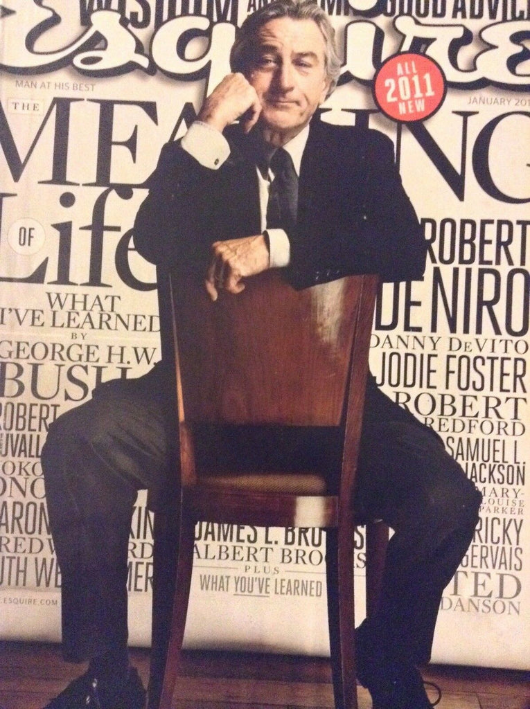 Esquire Magazine Robert Deniro George W. Bush January 2011 121418nonrh
