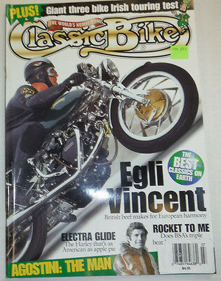 Classic Bike Magazine Egil Vincent & Electra Guide July 1996 012115R2