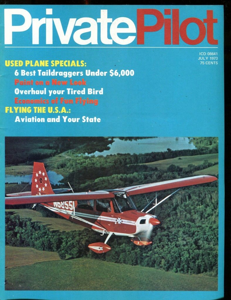 Private Pilot Magazine July 1973 6 Best Traildraggers Ex No ML 121516jhe