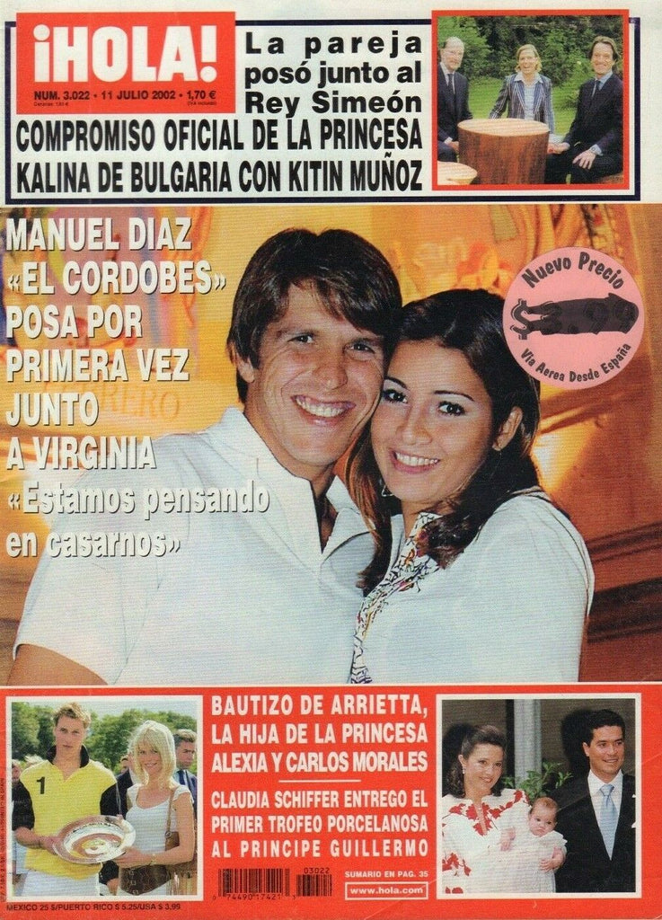 HOLA Spanish Mag July 11 2002 Manuel Diaz Carlos Morales 021819DBE