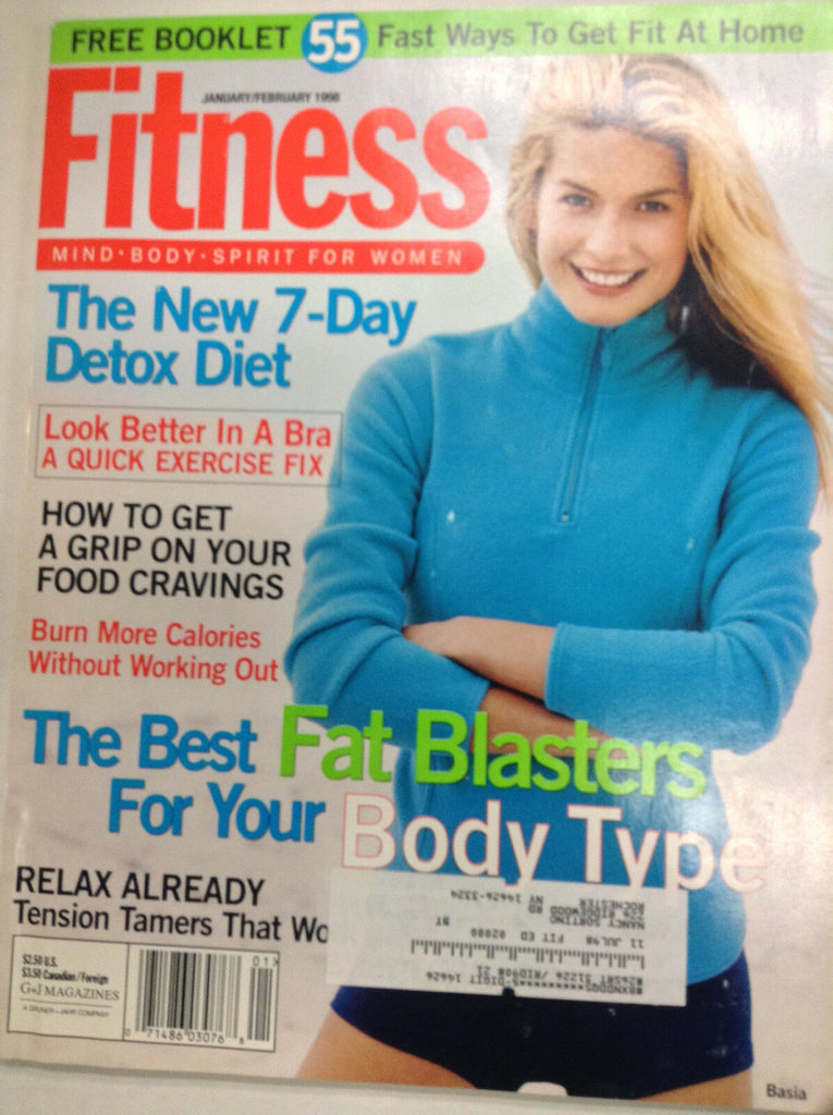 Fitness Magazine The New Fat Blasters, Basia January/February 1998 080917nonr