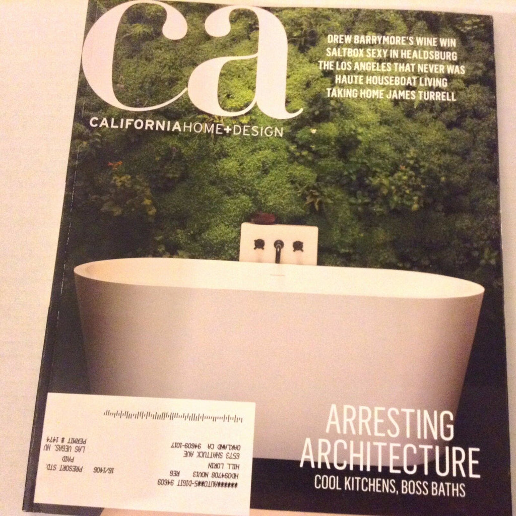 CA Home + Design Magazine Drew Barrymore's Wine Win Fall 2013 070217nonrh