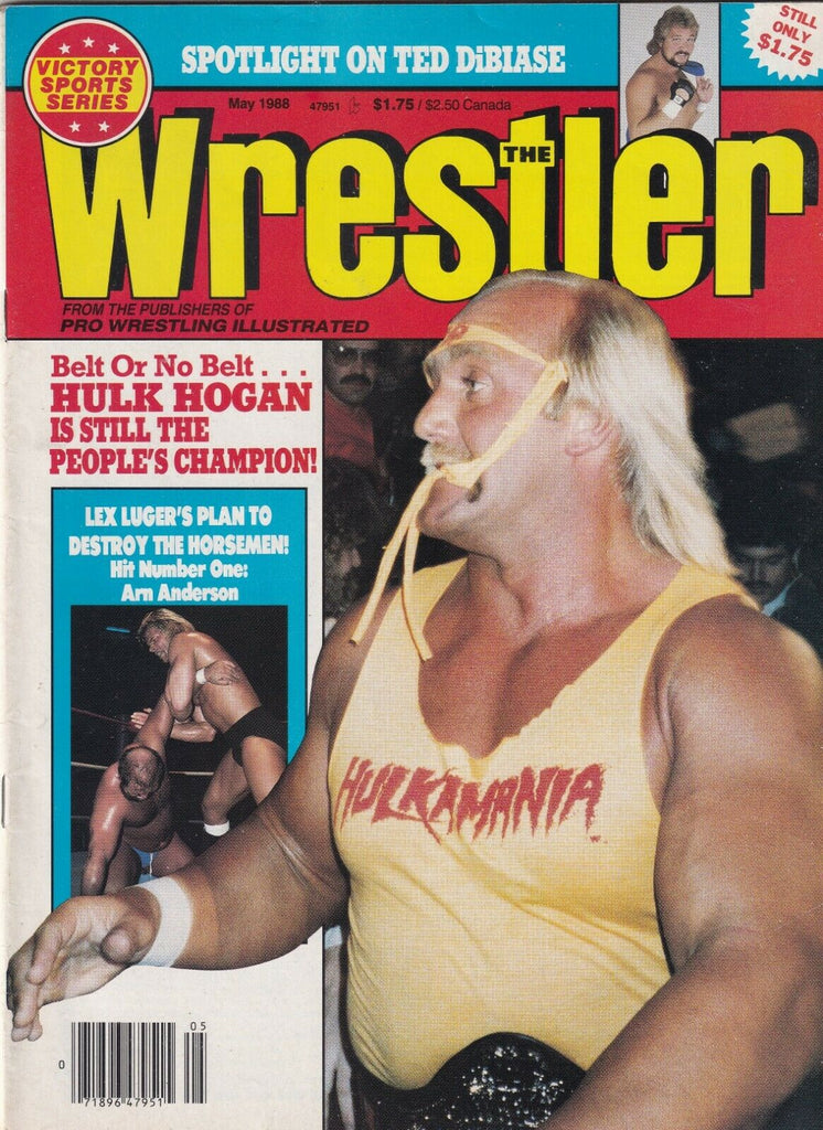 The Wrestler Magazine Hulk Hogan Lex Luger May 1988 061719nonr