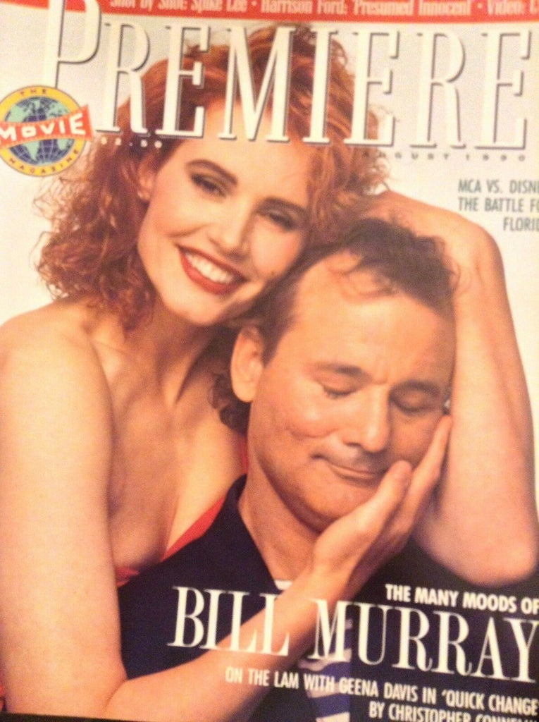 Premiere Magazine Bill Murray Geena Davis August 1990 122717nonrh