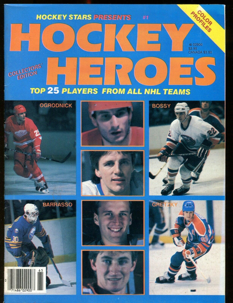 Hockey Heroes Magazine 1986 Wayne Gretzkty EX No ML 012717jhe