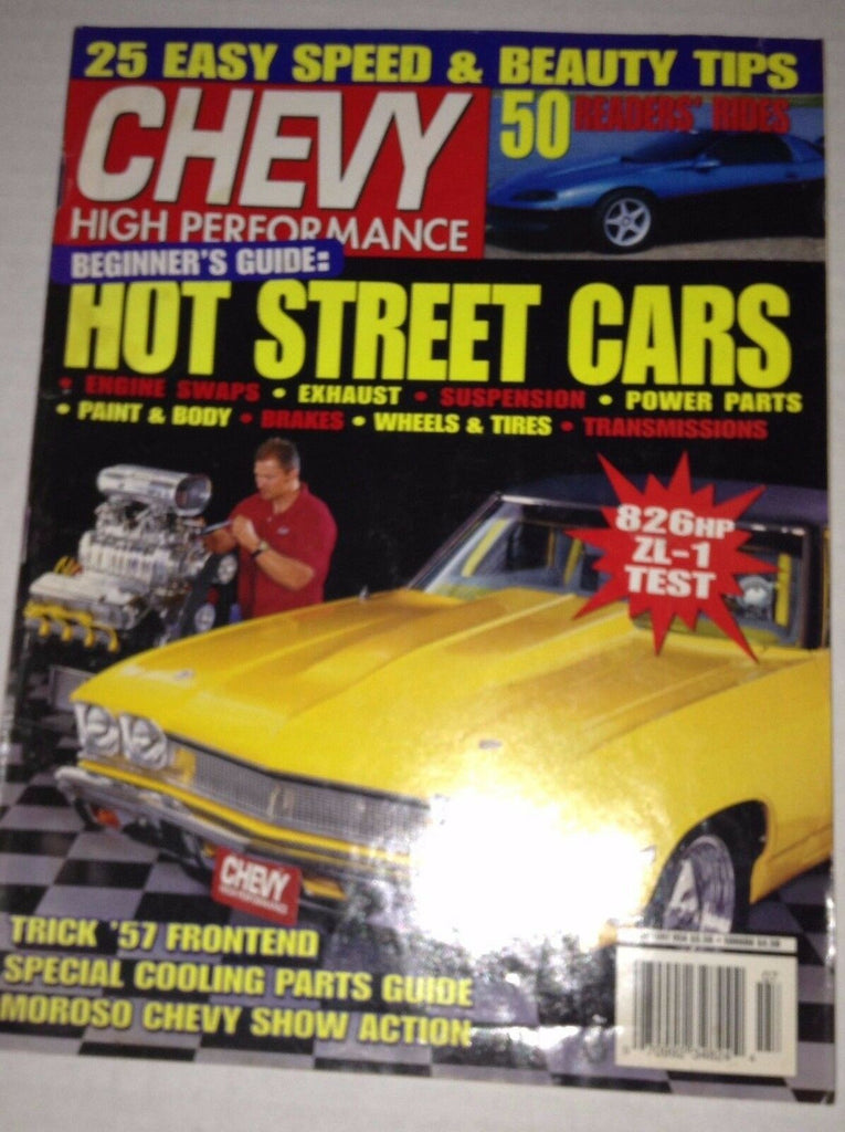Chevy High Performance Magazine Beginner's Guide July 1997 030717NONRH