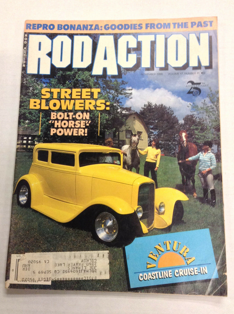Rod Action Magazine Street Blowers Bolt On November 1988 031017NONRH