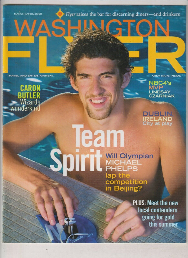 Washington Flyer Mag Michael Phelps Caron Butler Mar/Apr 2008 030920nonr