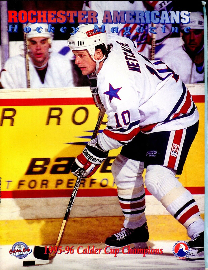 1995-96 Rochester Americans Hockey Magazine EX 021817jhe