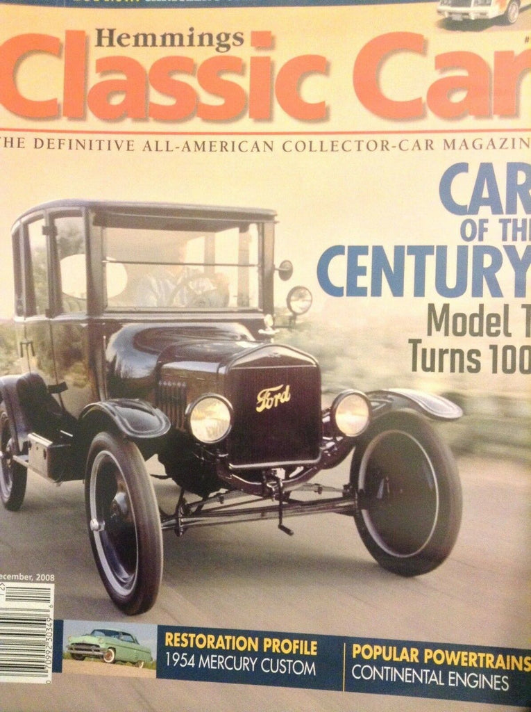 Hemmings Classic Car Magazine Model T Turns 100 December 2008 011218nonrh