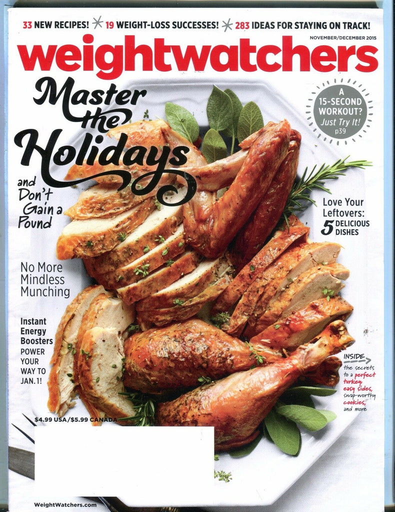 Weightwatchers Magazine November/December 2015 EX 051517nonjhe