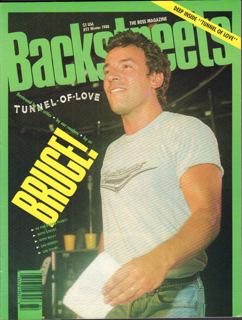 Backstreets Springsteen Magazine Winter 1988 Tunnel of Love 012317DBE