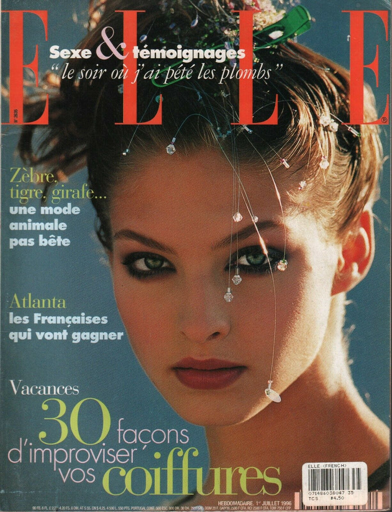 Elle French Fashion Magazine July 1 1996 Demi Moore Elizabeth Hurley 0 –  mr-magazine-hobby