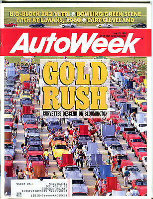 AutoWeek Magazine July 15 1991 Gold Rush Corvettes EX 020816jhe