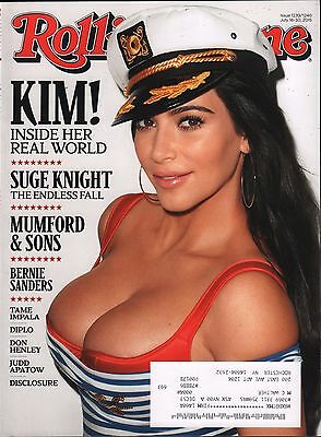 Rolling Stone July 16 - 30 2015 Kim Kardashian, Suge knight w/ML EX 010616DBE
