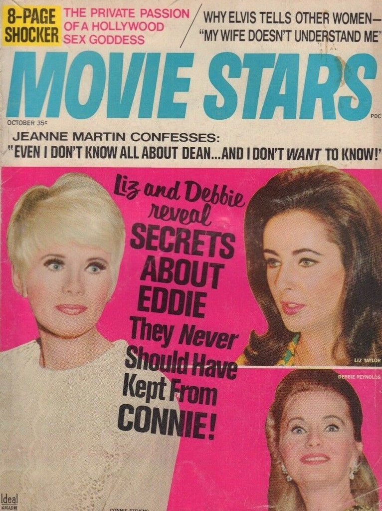 Movie Stars October 1969 Liz Taylor Connie Stevens Elvis Presley 013119DBE2