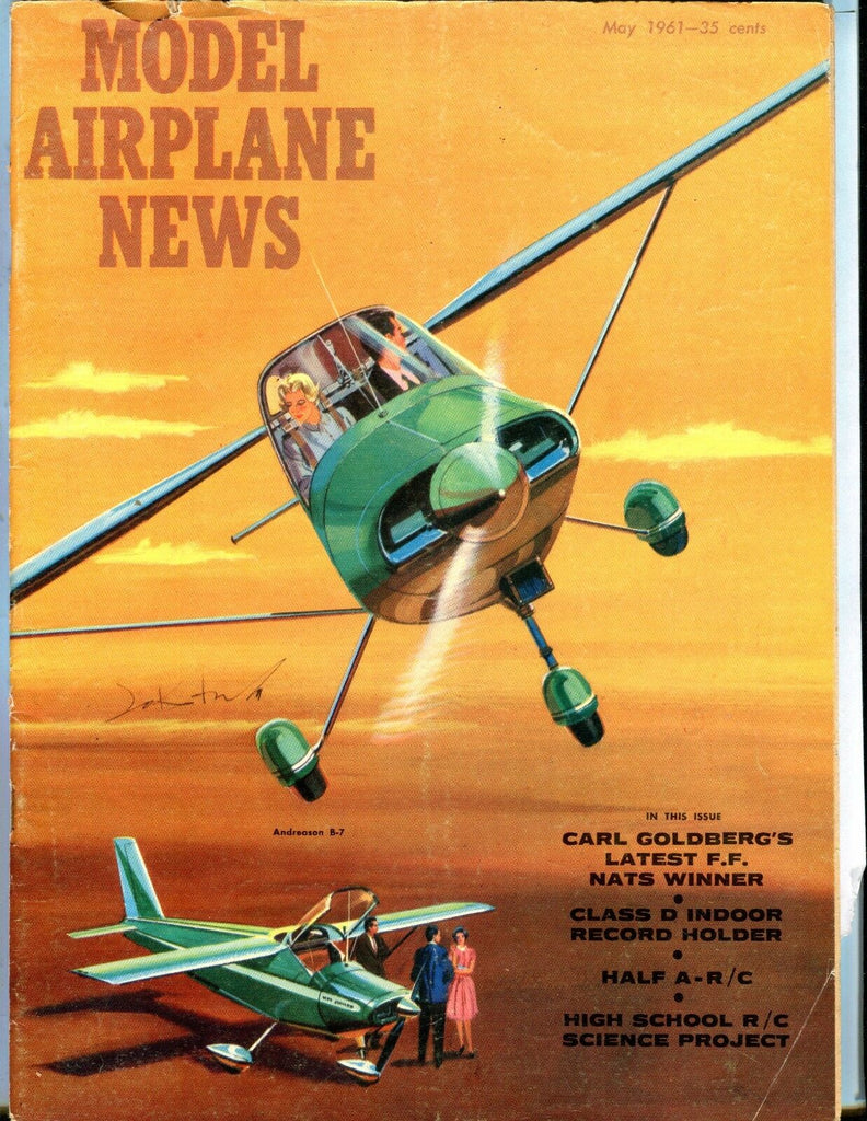 Model Airplane News Magazine May 1961 Carl Goldberg VG 040817nonjhe